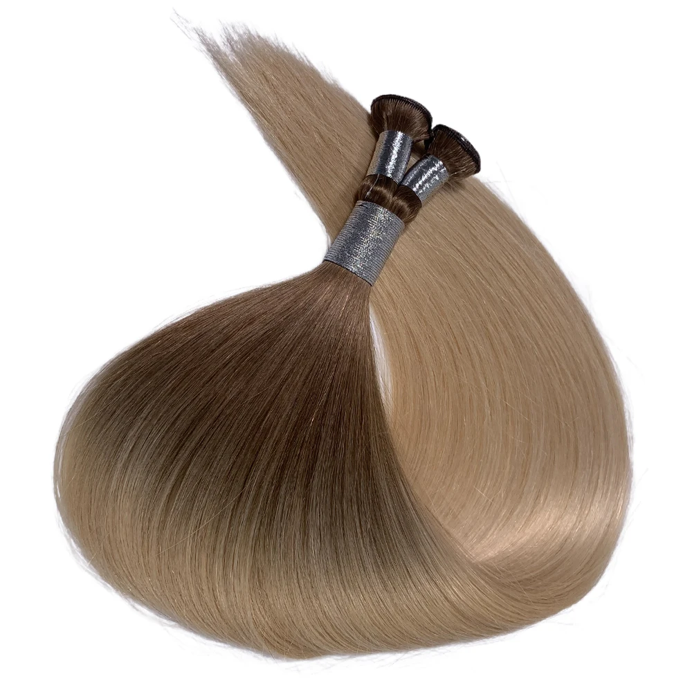 YADING #OM8-613 Genius Weft 2022 New Wholesale Virgin Human Vendors Straight Double Weft Genius Weft Hair Extensions