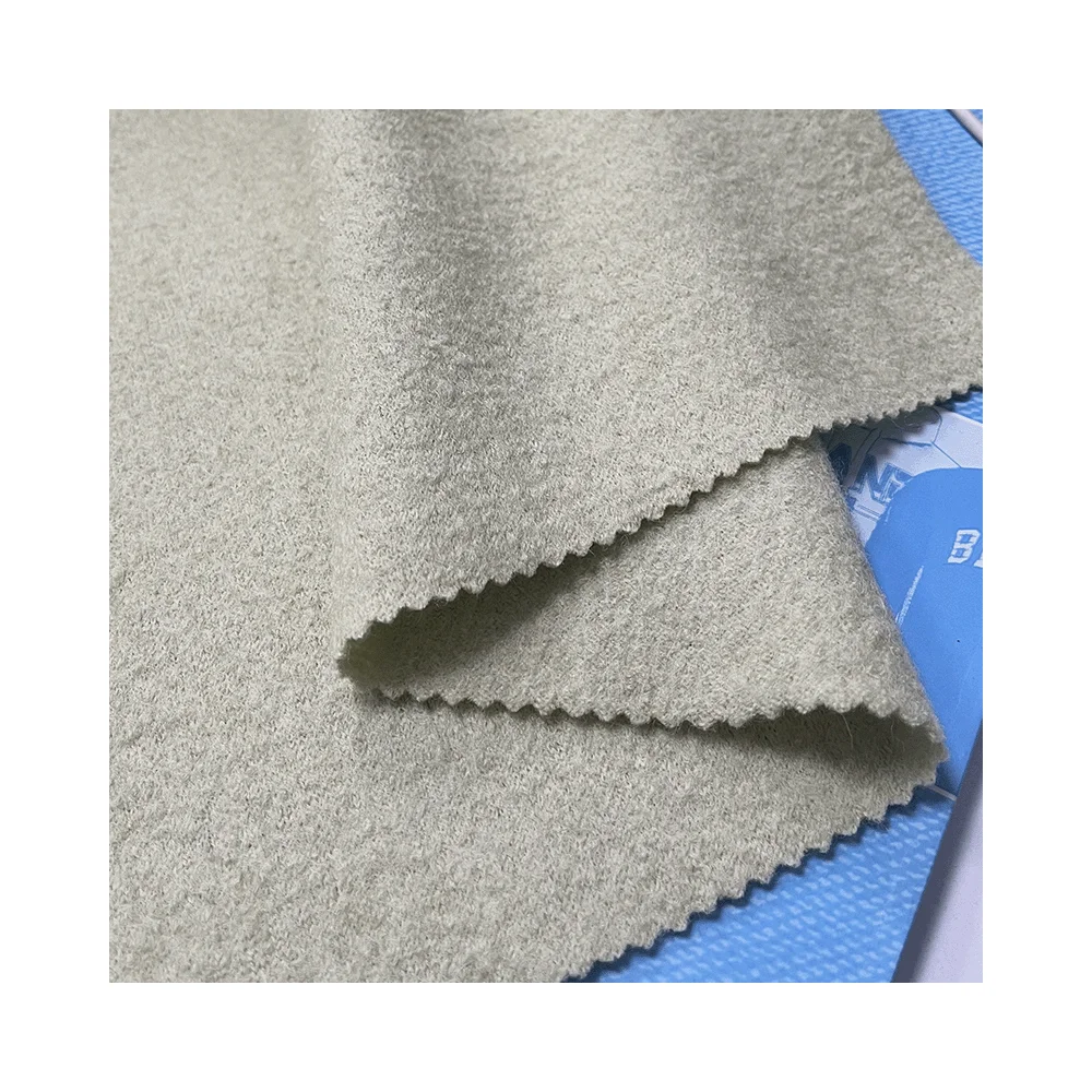 Premium Wool 400gsm Soft & Warm Merino Wool Micro Stretch Tweed Fabric for Coats & Trench Coats