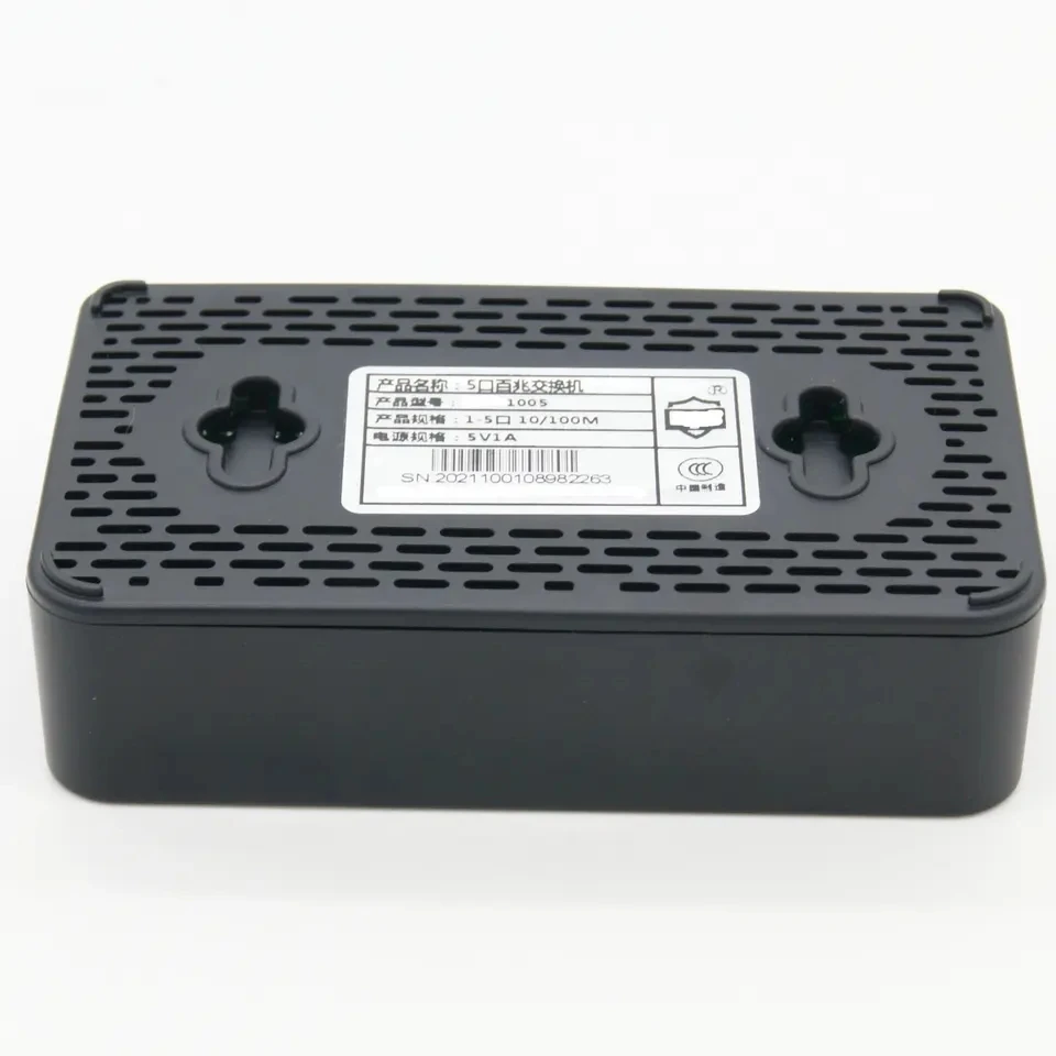 DC 5V 5 Ports Full Network Switch Ethernet Switch 5port support 10/100Mps
