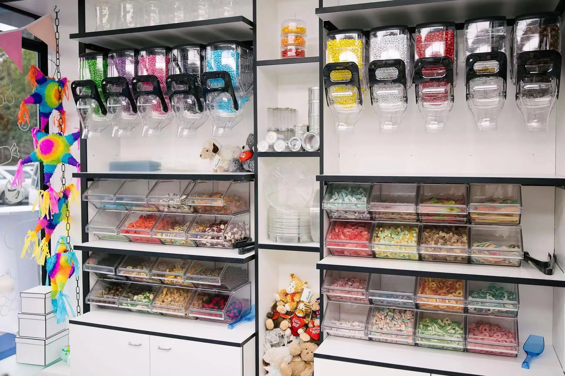 acrylic candy bins