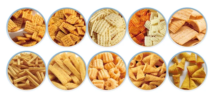 Best price CE automatic fried flour chips snack fry corn chips making processing machine