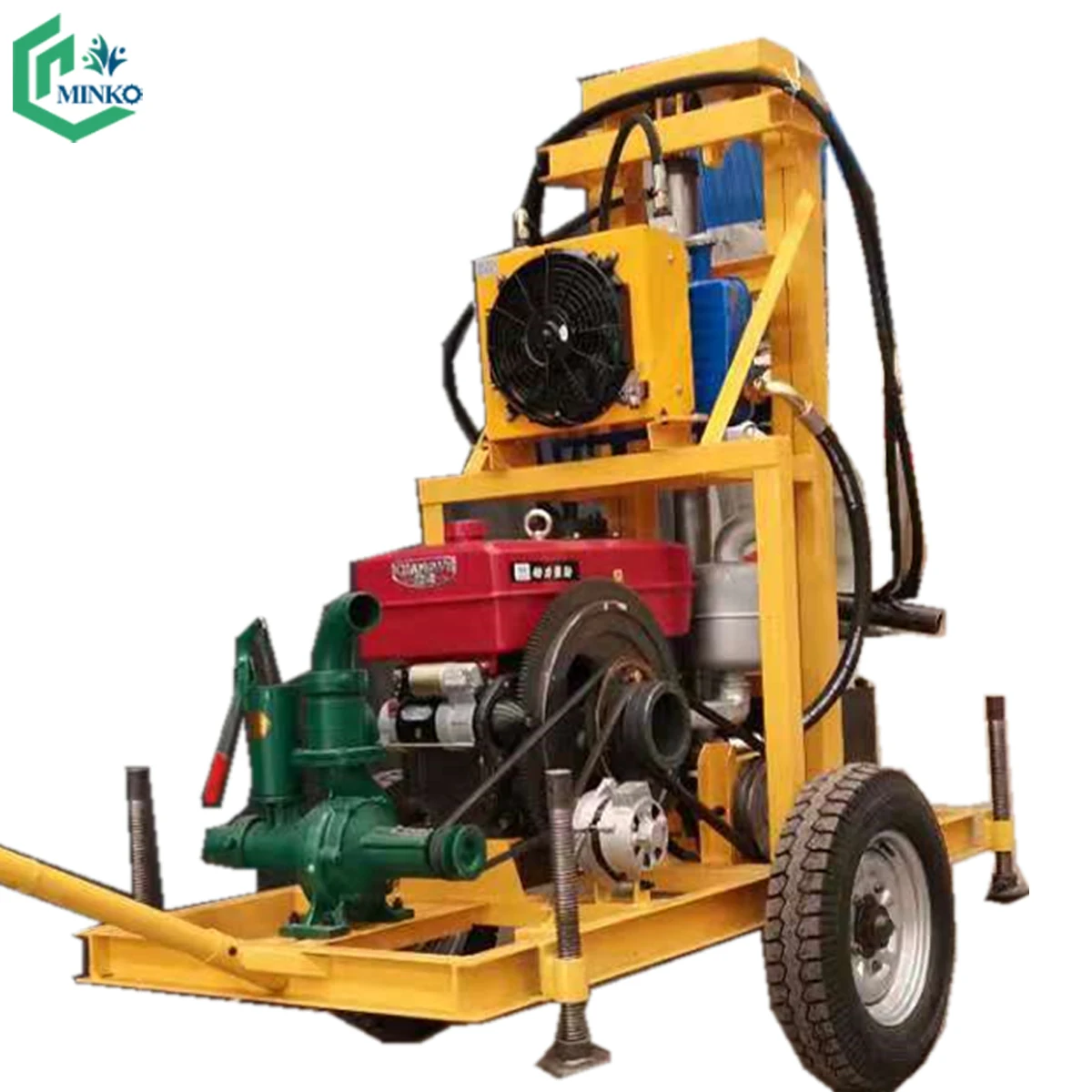 Factory direct sale water drilling machine hydraulic diesel water Well drilling rig mine drilling rig