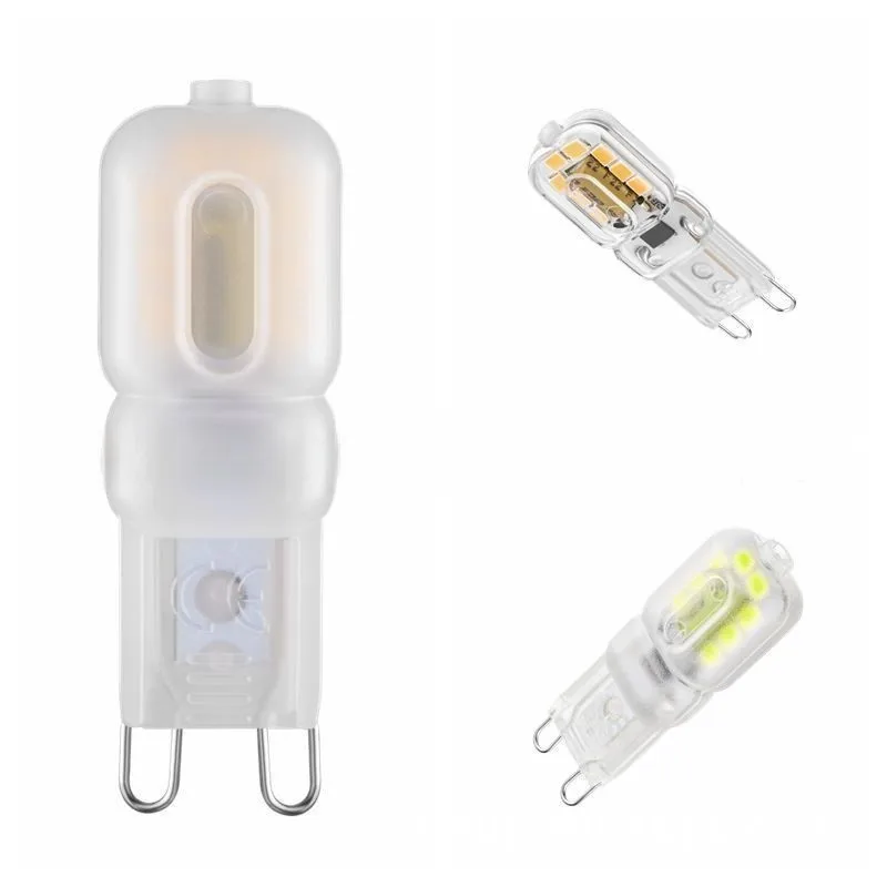 AC230V 2W G9 Led Lamp G9 Bi Pin Base SMD 2835 LED Corn Light Replace 20W Halogen Lamp Lampada Led Chandelier Lighting