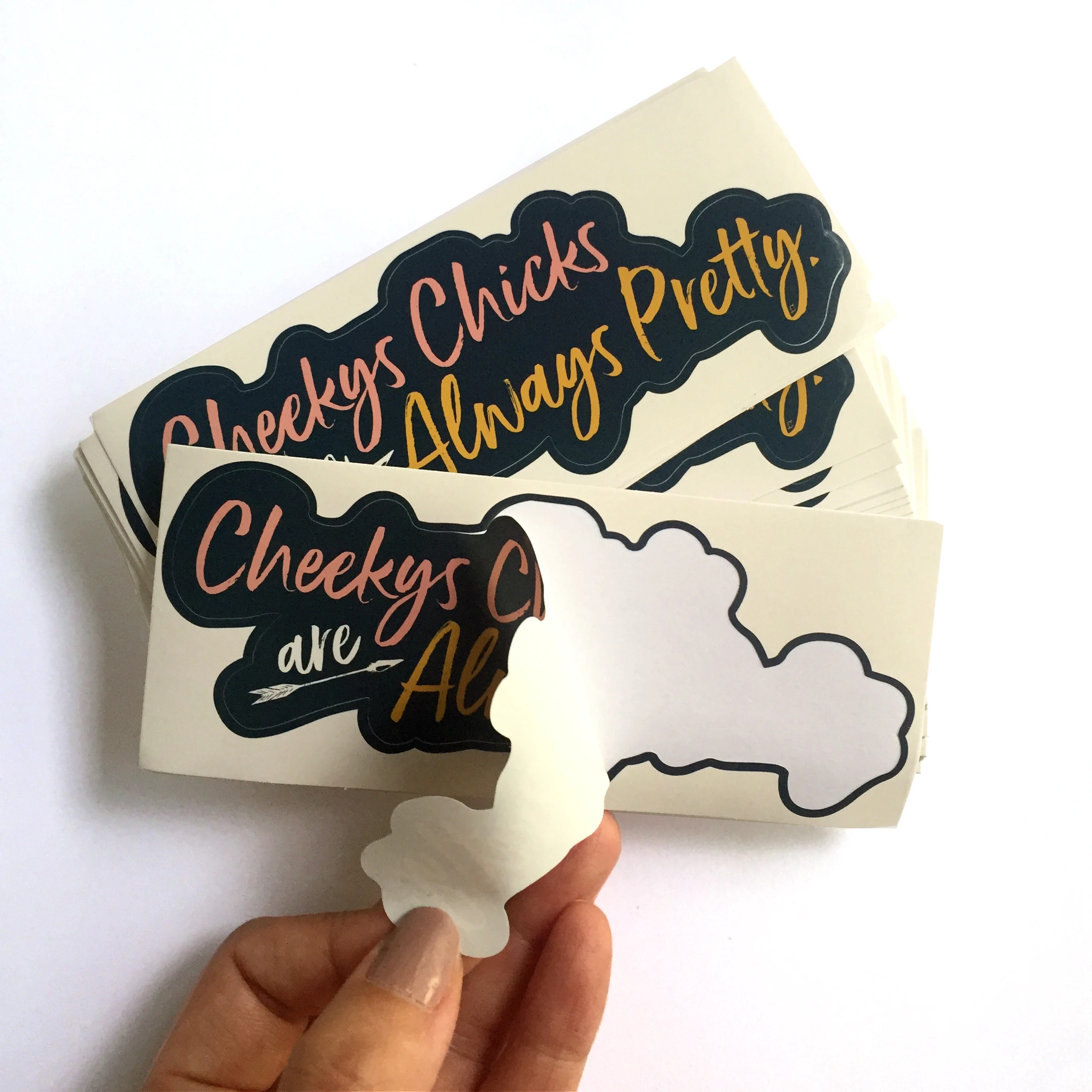 custom print high quality kiss cut vinyl sticker sheets