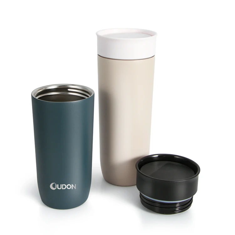 Portable 400ml/550ml Car Tumbler Cup Vacuum Insulated Stainless Steel Coffee Mug with 360 Degree Drinking Lid