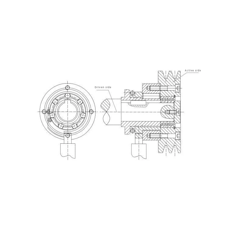 Упаковочное оборудование GCS, Вращающийся Двухсторонний роликовый подшипник сцепления GCS2576 GCS65200