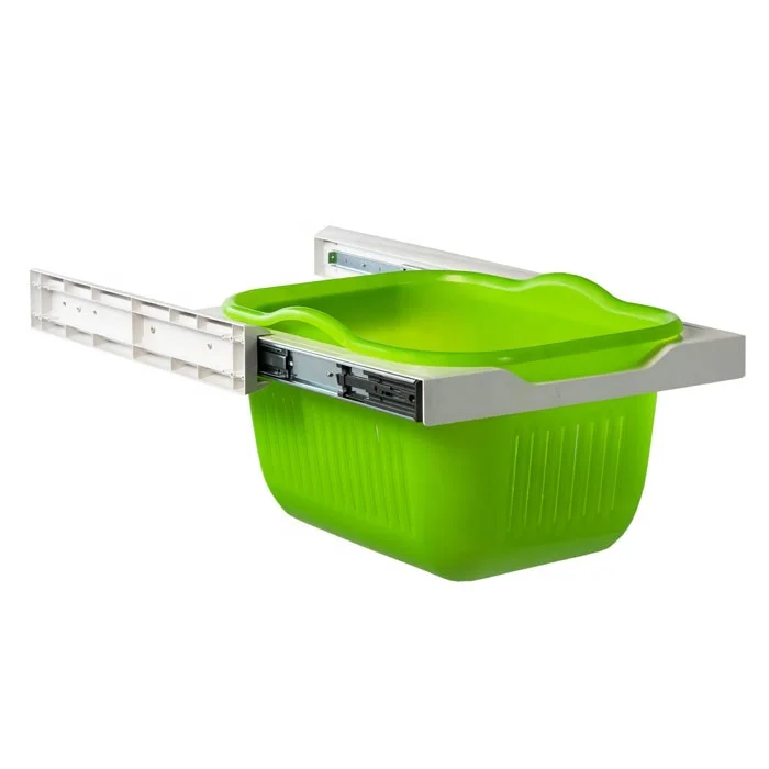 TEKEY factory hot sell high quality pull out plastic laundry hampers clothes basket storage basket