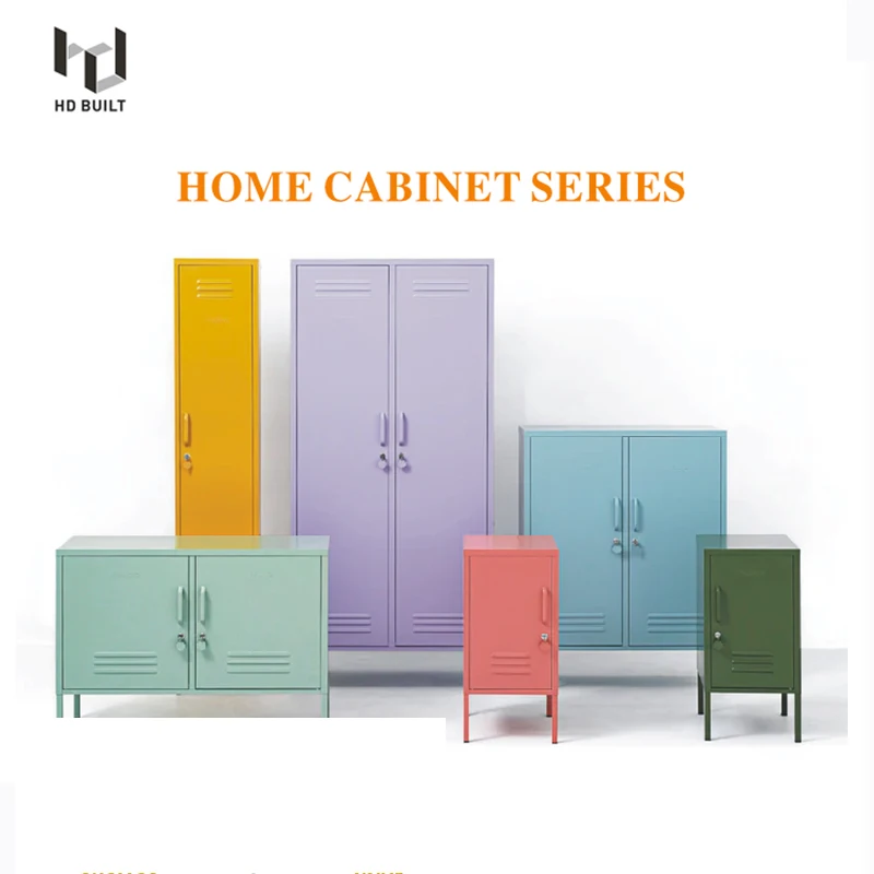 Metal Cabinet Locker Stand Storage Locker for Home Furniture School Use Living Room Furniture