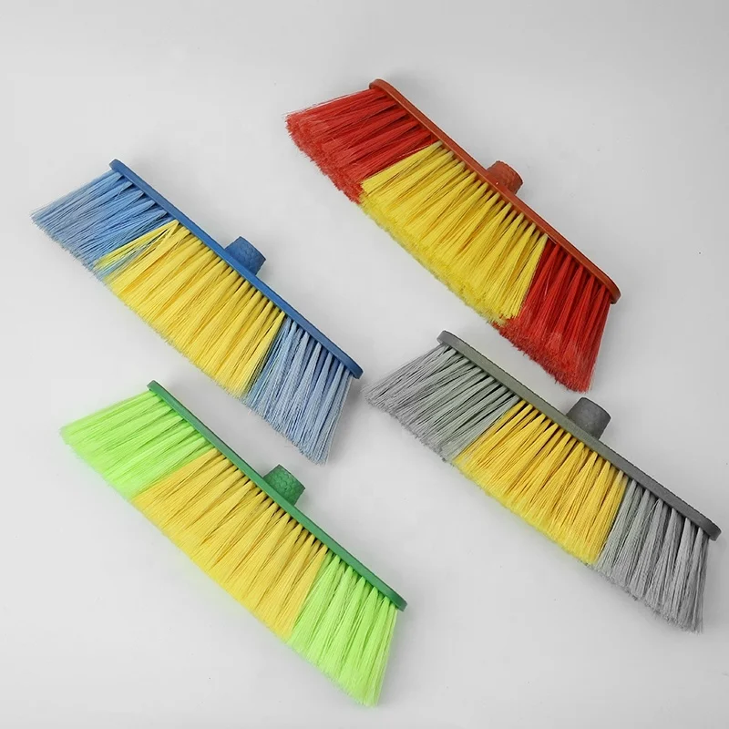 Factory Direct Sale New Home And Garden Cleaning Tool Plastic Brooms Heads Brushes Soft Broom