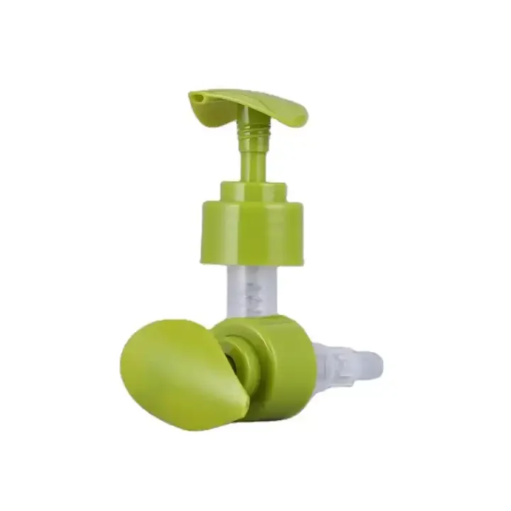 Wholesale Recyclable 28mm 28/410 Green  Lotion Screw Dispenser Treatment Pump For Shampoo Shower Gel Hand Sanitizer Toiletries