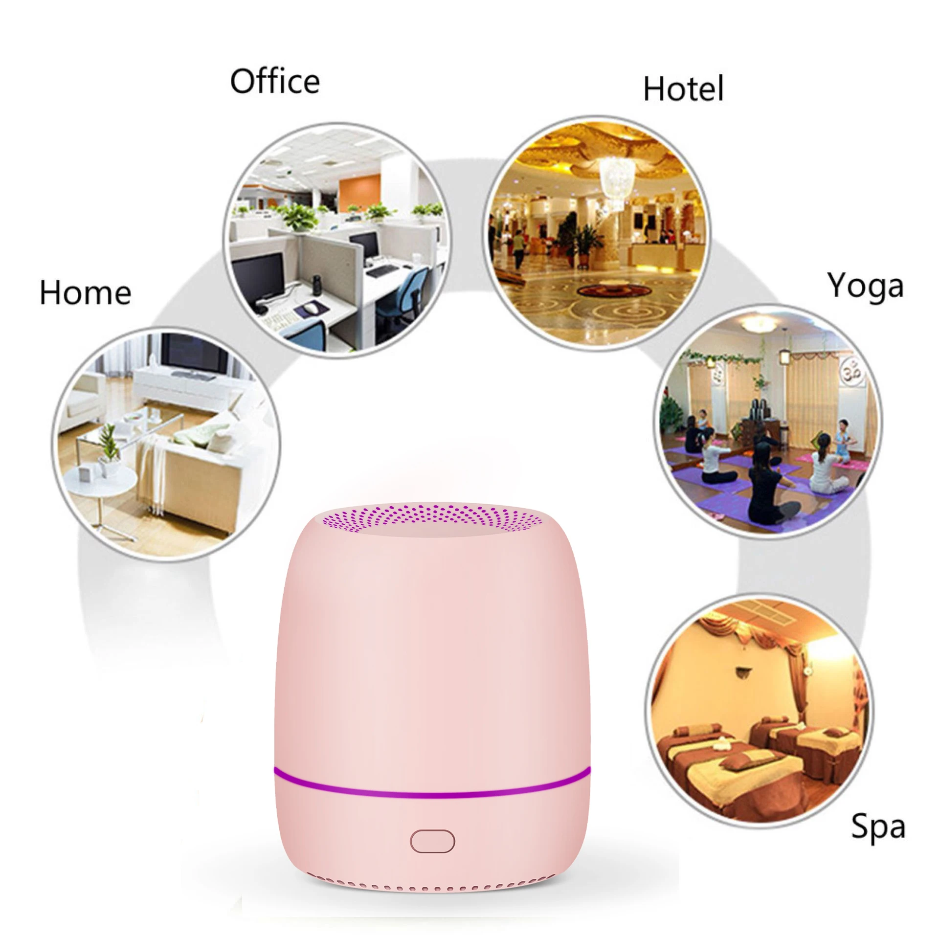 Factory OEM Manufacturer Portable Macaron Color 100ml Usb Humidifier Electric Ultrasonic Aroma Diffuser