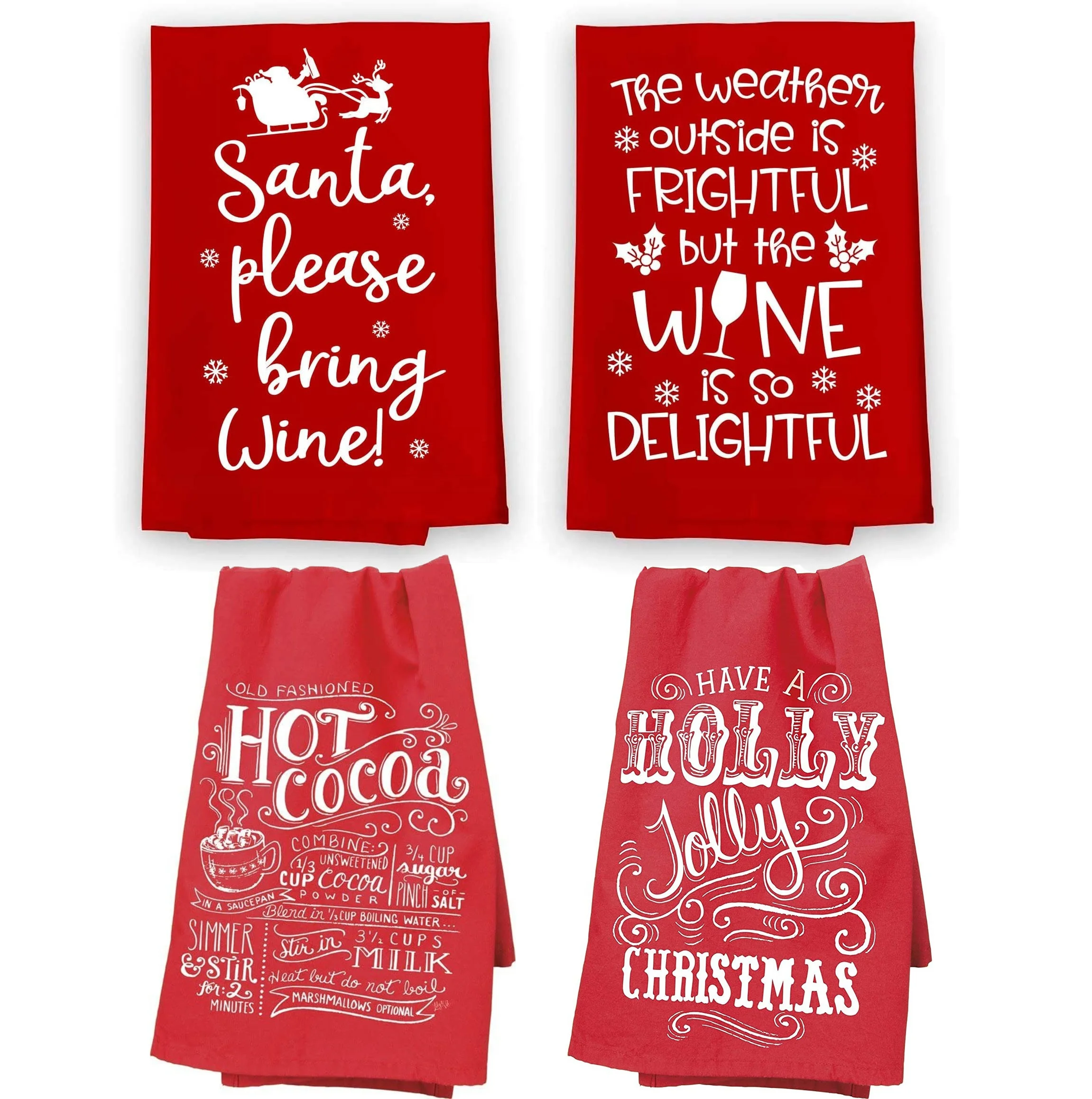 Custom Pattern High Quality Multi-Purpose Towel Christmas Decor A Variety Of Fabric Patterns Towel