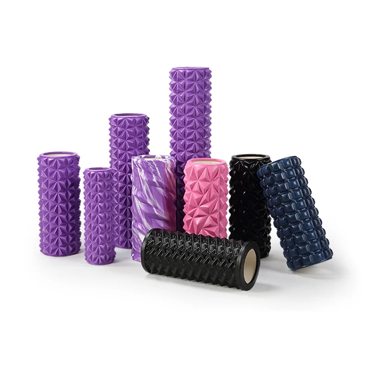 2021 Высокоплотный массажный валик для покраски под заказ, Oem индивидуальный логотип, набор валиков для мышечной йоги из пены