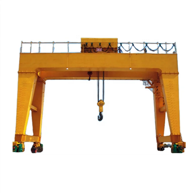MG model rolling gantry crane 25 ton 30 ton 50 ton double girder gantry crane