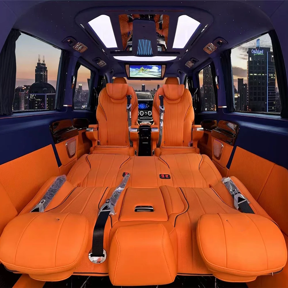 Vip Luxury Recliner Car Seat Customized Upgrading Car Interior Electric Massage Touch Screen Auto Seats For Mercedes Maybach mpv seat