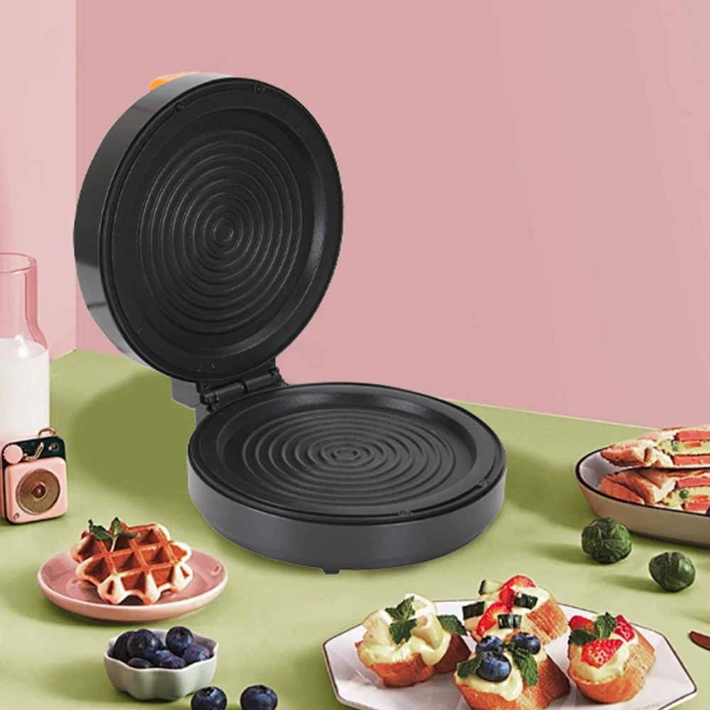Chukang home use 1400w automatic non-stick PTFE free electric mini easy round hole doughnut shape donut waffle maker machine