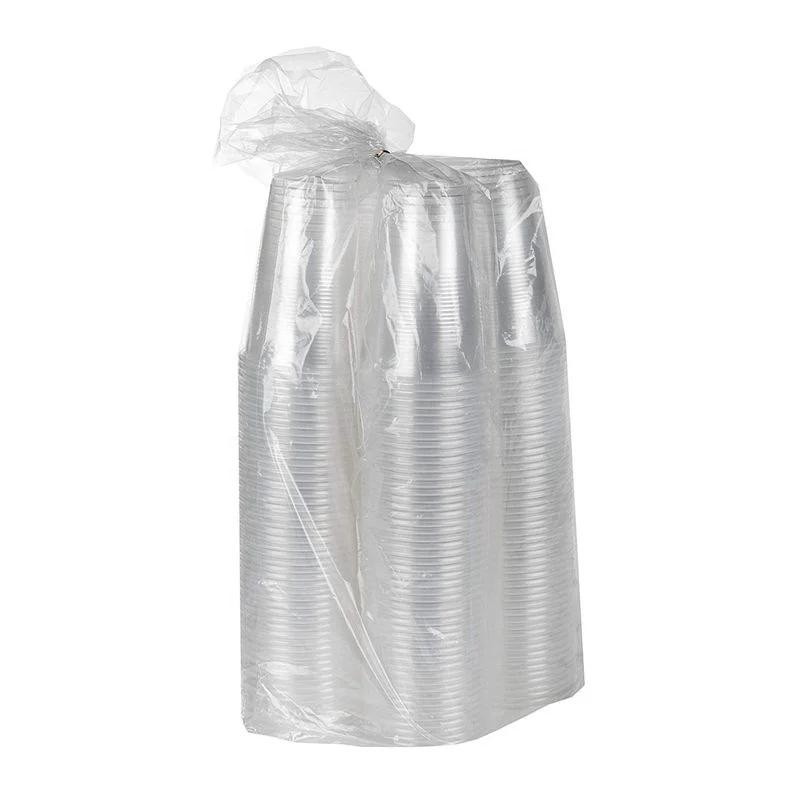 Прозрачные пластиковые чашки 12 унций, одноразовые чашки для холодных напитков, не содержит Бисфенол А