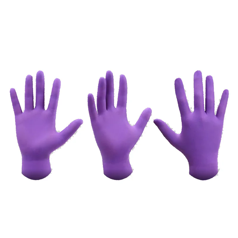 Hot sale Packed Clear Powder Free Vinyl Gloves with custom box logo