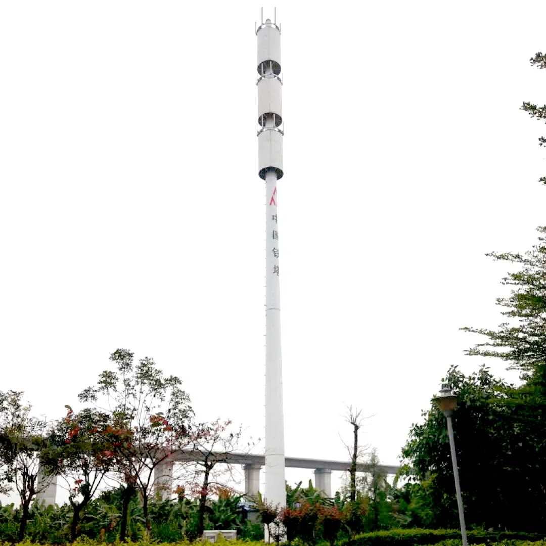 High Mast Steel Telecom Pole with Decorative Lattice for Antenna and Landscape Tower