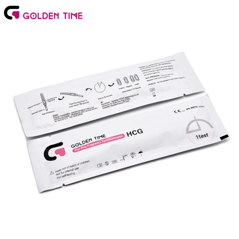 Factory Price Oem Brand Pack Customized Urine Home Use Early HCG Pregnancy Test Stick Midstream Kit