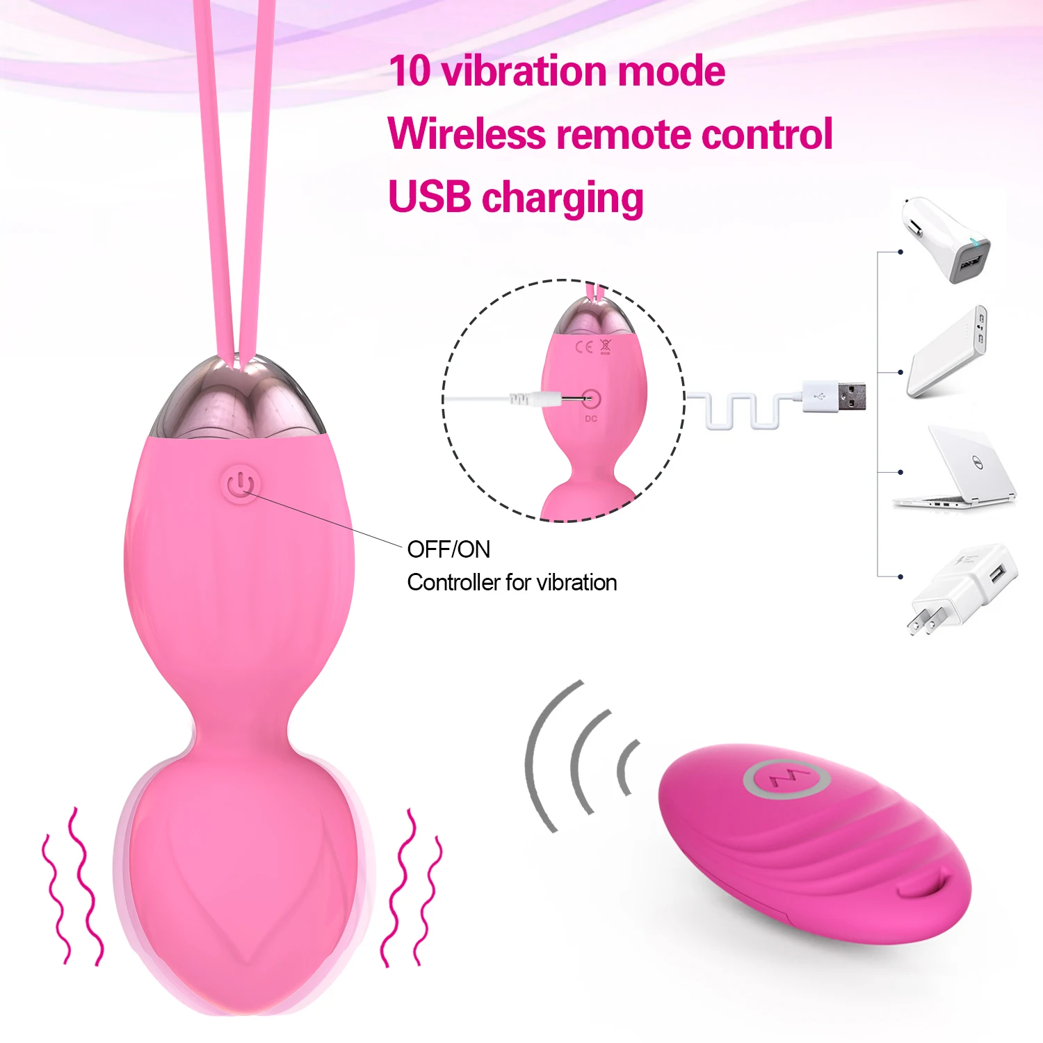 Top Sales OEM/ODM Kegel Balls for Beginners Women Balls Sets Sex Toys Wireless Remote Control Vibrating Egg Vagina Balls