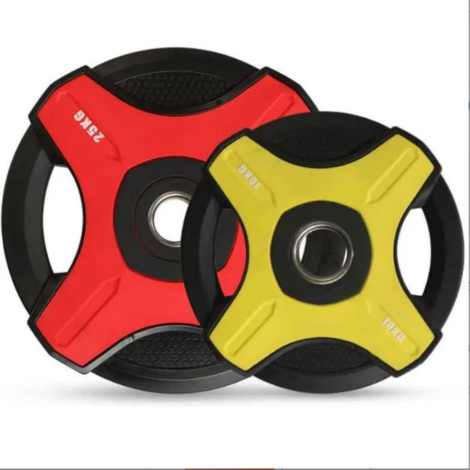 Linefar Fitness Professional Hand-Held Barbell Weight Plates Full Weight Color Large Hole Piece Wear-Resistant And Tasteless