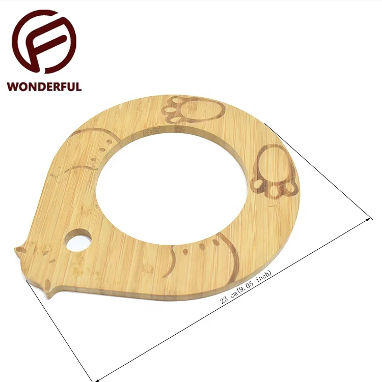 Personalized Round Bamboo Pot Bowl Table Mats Dining Room Decor Restaurant Place Mat Insulation Pad