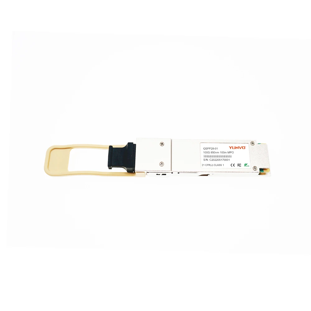 DEM-Q28X01Q-SR4/SM100G-SR 100GBASE-SR4 QSFP28 850nm 100m DDM MPO-12 MMF SFP Module