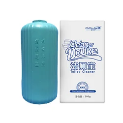 Cleaning Toilet Brush Bathroom Cleaning Toilet Silicone Bomb Cleaner Detergent Liquid Little Bear Toilet Cleaning Gel Blue 200g