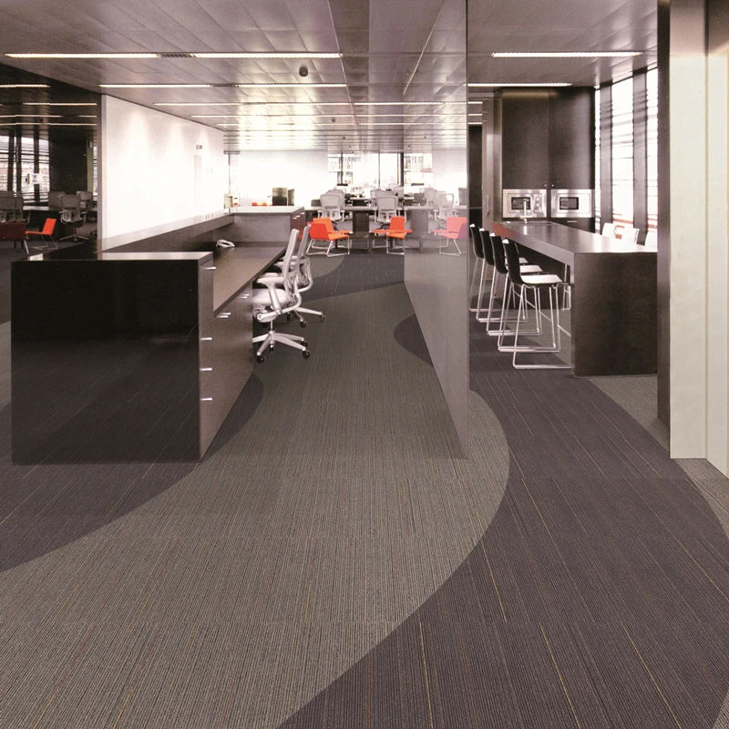 Wear-resisting PP bitumen backing carpet tiles living room