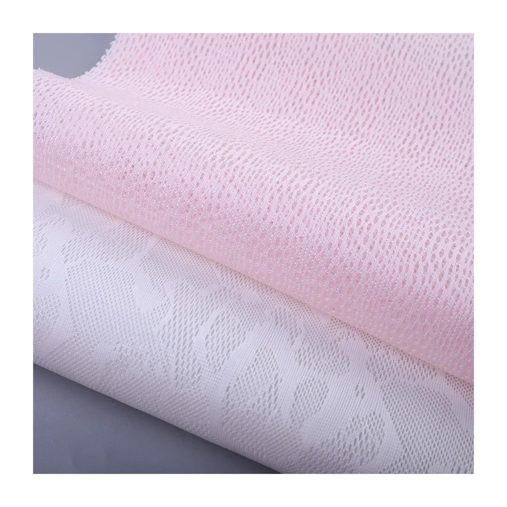 China Manufacturer High Quality Low Minimum Quantity Wholesale Ready Made Soft Mesh Fabric For Shoes