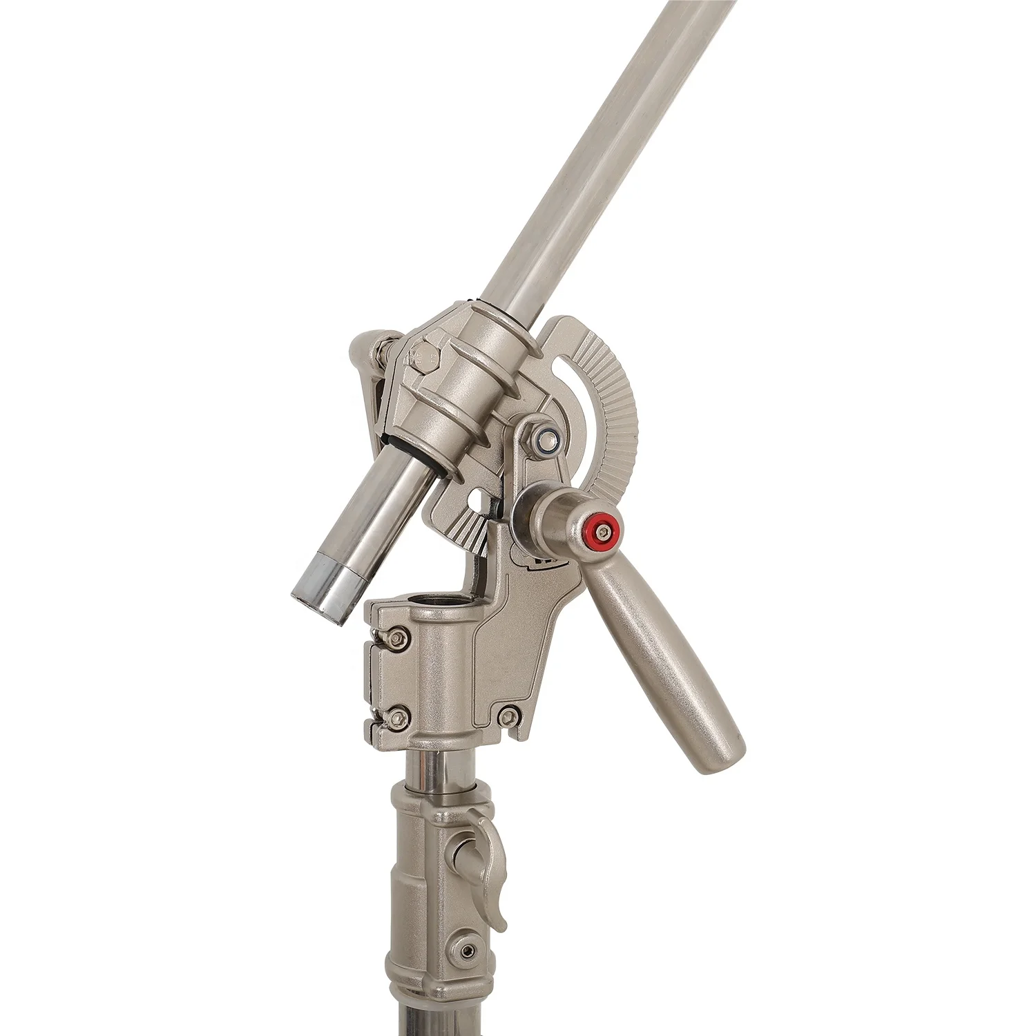 Pro 100% Stainless Steel C Stand Light Stand with Casters, Max. Height 14.4ft/440cm with 7ft/218cm Cross-Bar