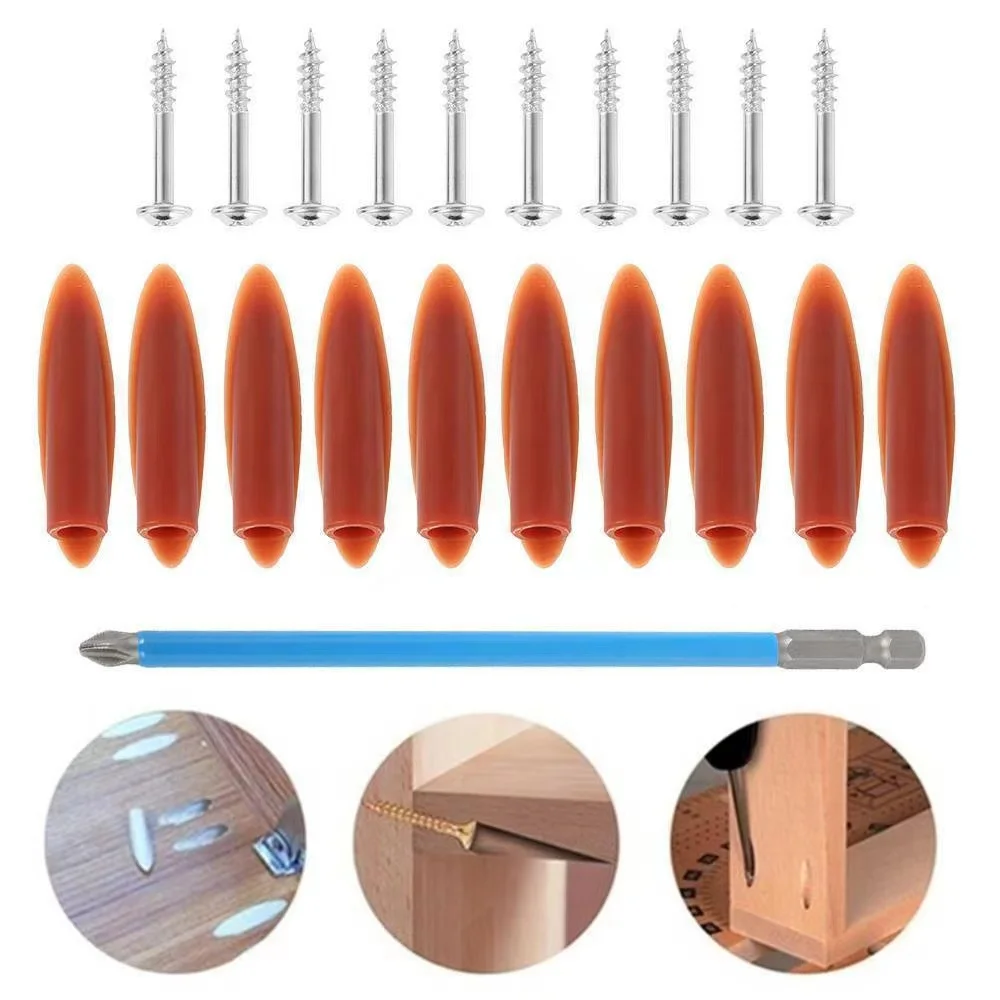 15 Degree  34pcs Set Pocket Hole Jig Kit System 6/8/10mm Drill Guide Drill Bit Set Blue aluminum pocket hole jig