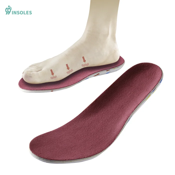 Winter Adhesive Pads Footcare Insoles Making Sticky Feet Anti Sweat Insole Flat Shoes Sports Comfort Sport Warm Insole