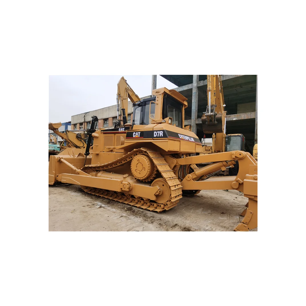 Used Bulldozers catD7R with high quality and low price on hot sale in shanghai for Sale Low Working Hour