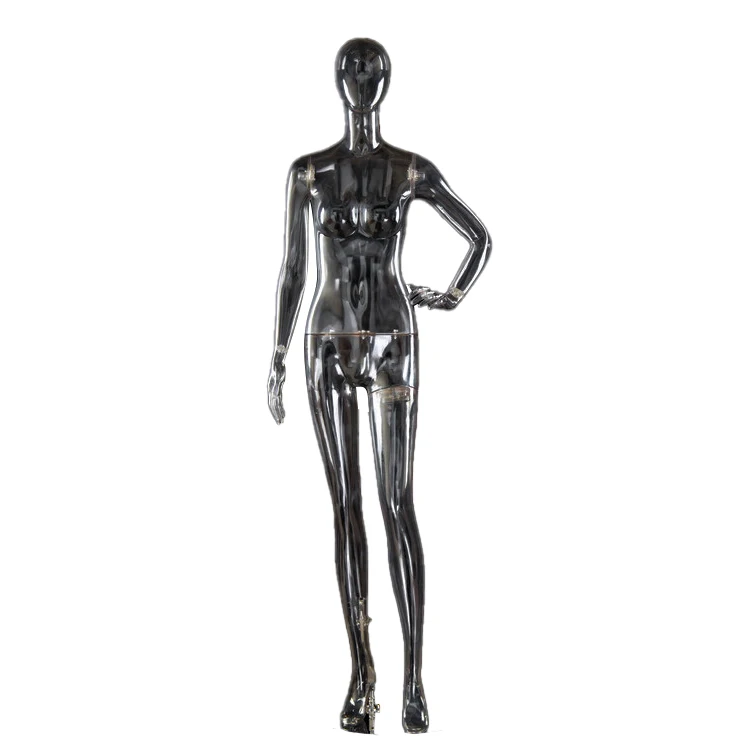 Eco-friendly light weight transparent clear full body plastic mannequin