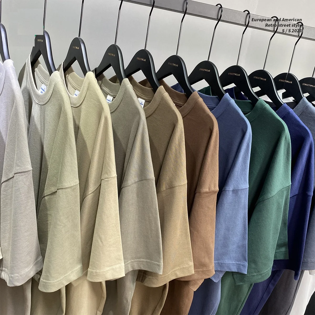 230GSM Wholesale High Quality 100% Cotton Material Fitness Fashion Sports Short Sleeve Sports Design Leisure T Shirt