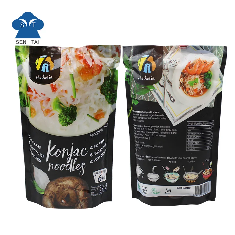Wholesale  halal shirataki noodl private label pasta low fat organic low carb instant noodles miracle