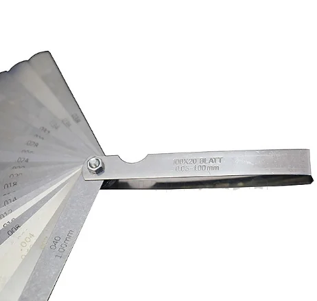 Stainless steel plug gauge gap gauge 100mm * 20 thickness gauge 0.05-1mm