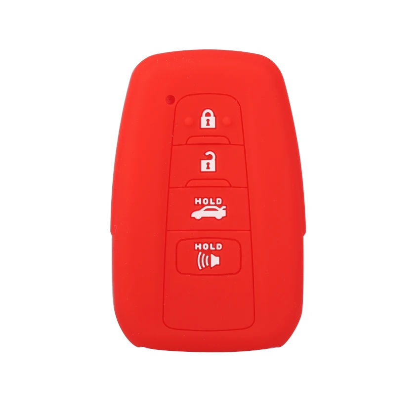 For 2017 2018 Toyota Prius Prime 4 Buttons Remote silicone car key case cover Factory Wholesale Car Key Cover