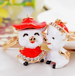 Wisdom Symbol Crystal Owl Keychain Mascot for Western Culture