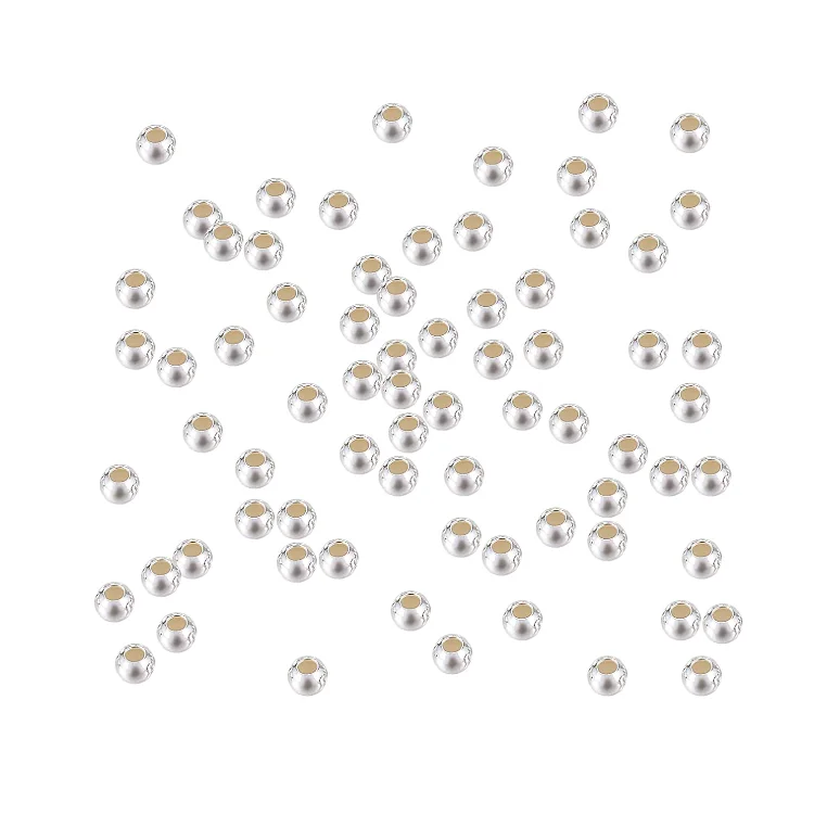 Бусины-разделители из серебра 925 пробы, 2-20 мм