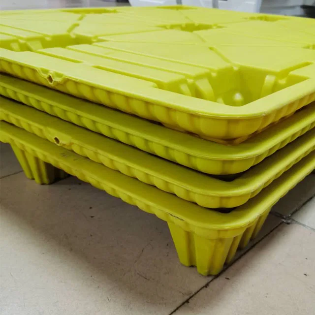 Heavy Duty Double Face Euro Chinese Printing Plastic Pallet Stackable Warehouse Euro Pallets Tray
