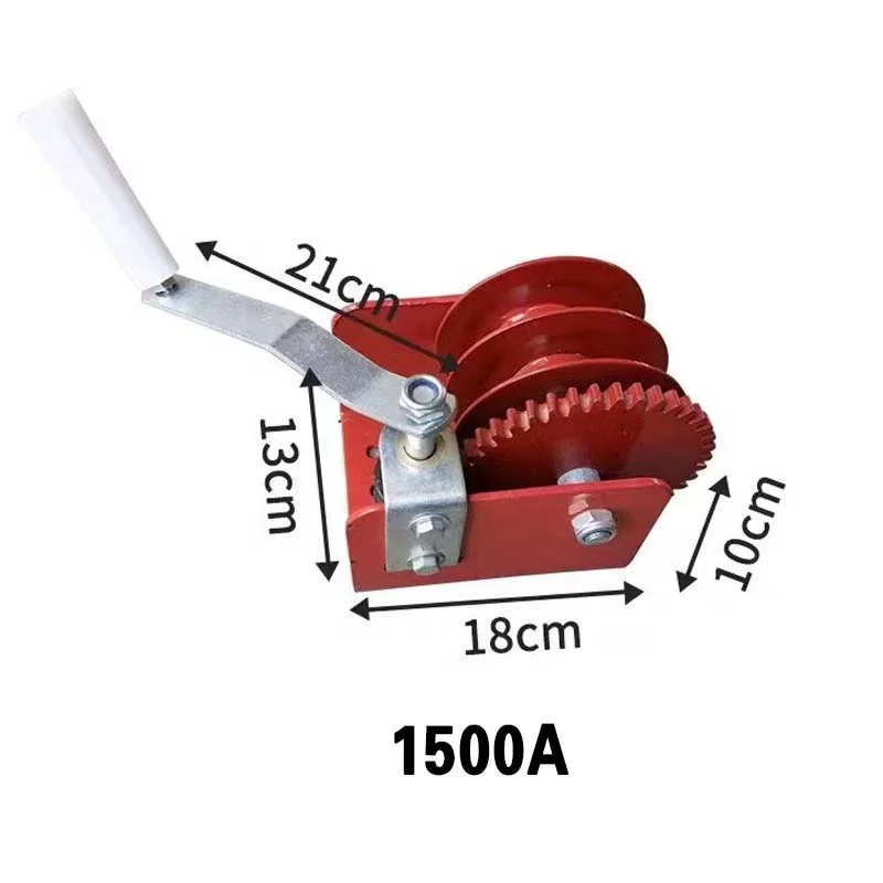 Factory Farming Equipment Greenhouse Planting Livestock Self-Locking Drawbar Pulls Winch Waterline Hoist Manual Winch Lifter