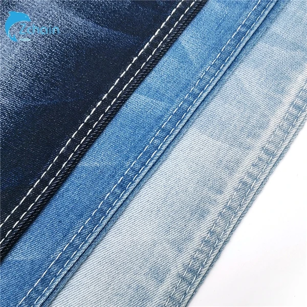 Cheapest 10oz high quality double core denim fabric power stretch pant jeans fabric denim fabric indigo