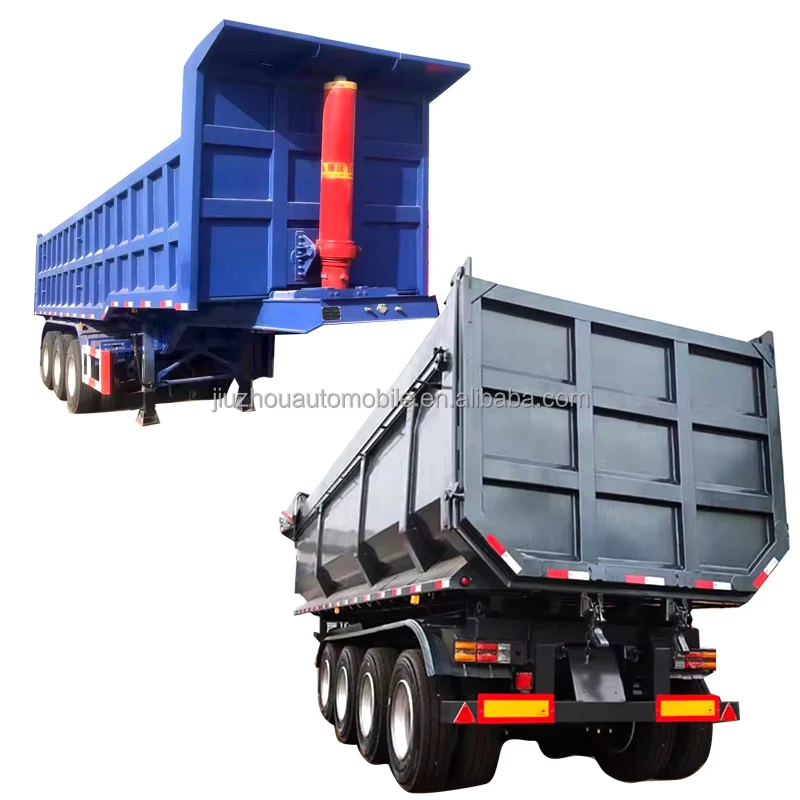 Trailer manufacturer customized 3 axle 60/80 ton rear dump semi trailer for Sale