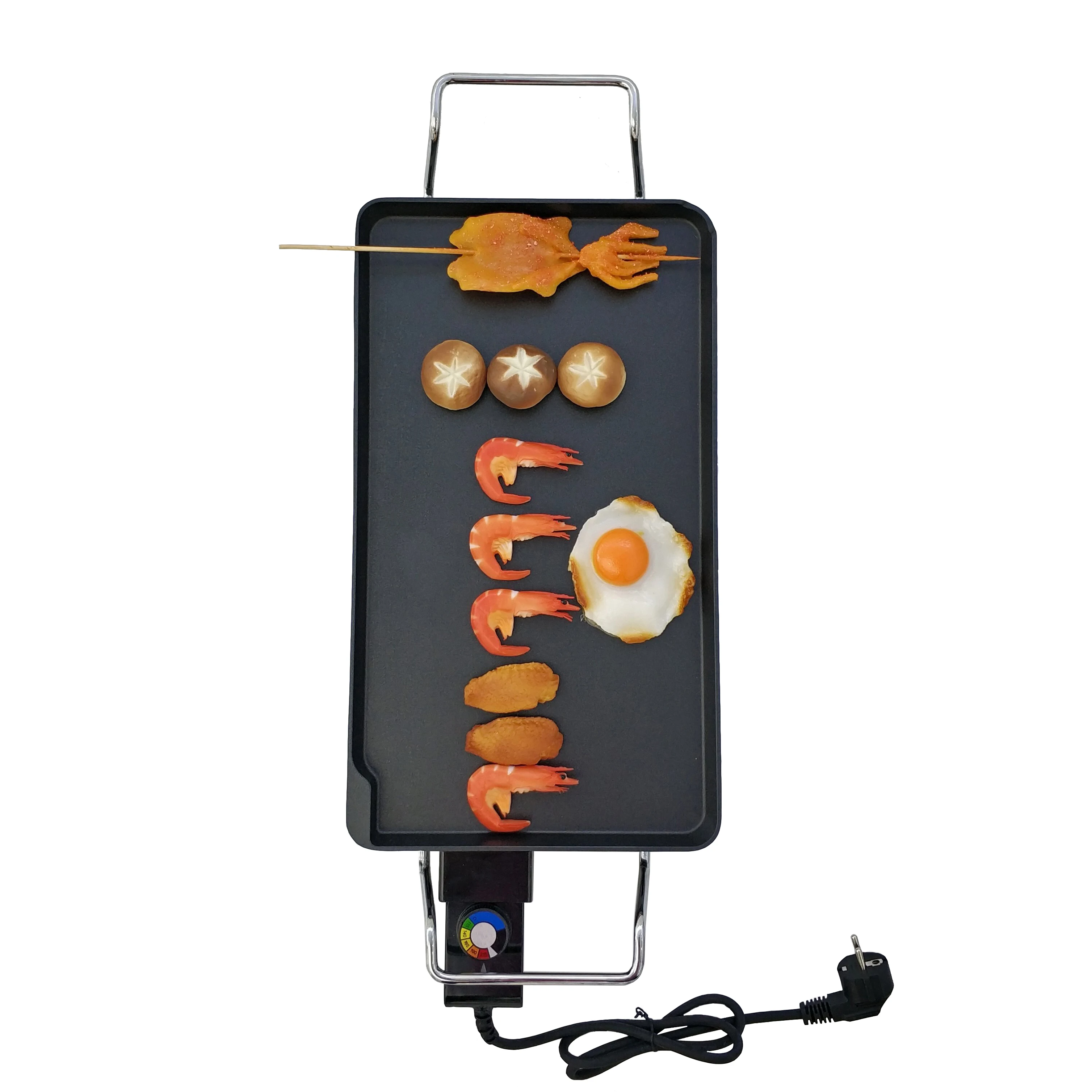 Professional Big Size  Electric Table Grill BBQ Grill With Stainless Steel Handle