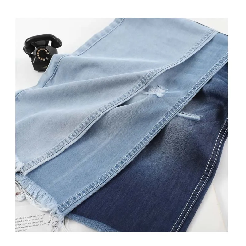High on Demand Stretch Denim Fabric Wholesale Price Denim clothing shoes hats bags headdresses hand ornaments Fabric