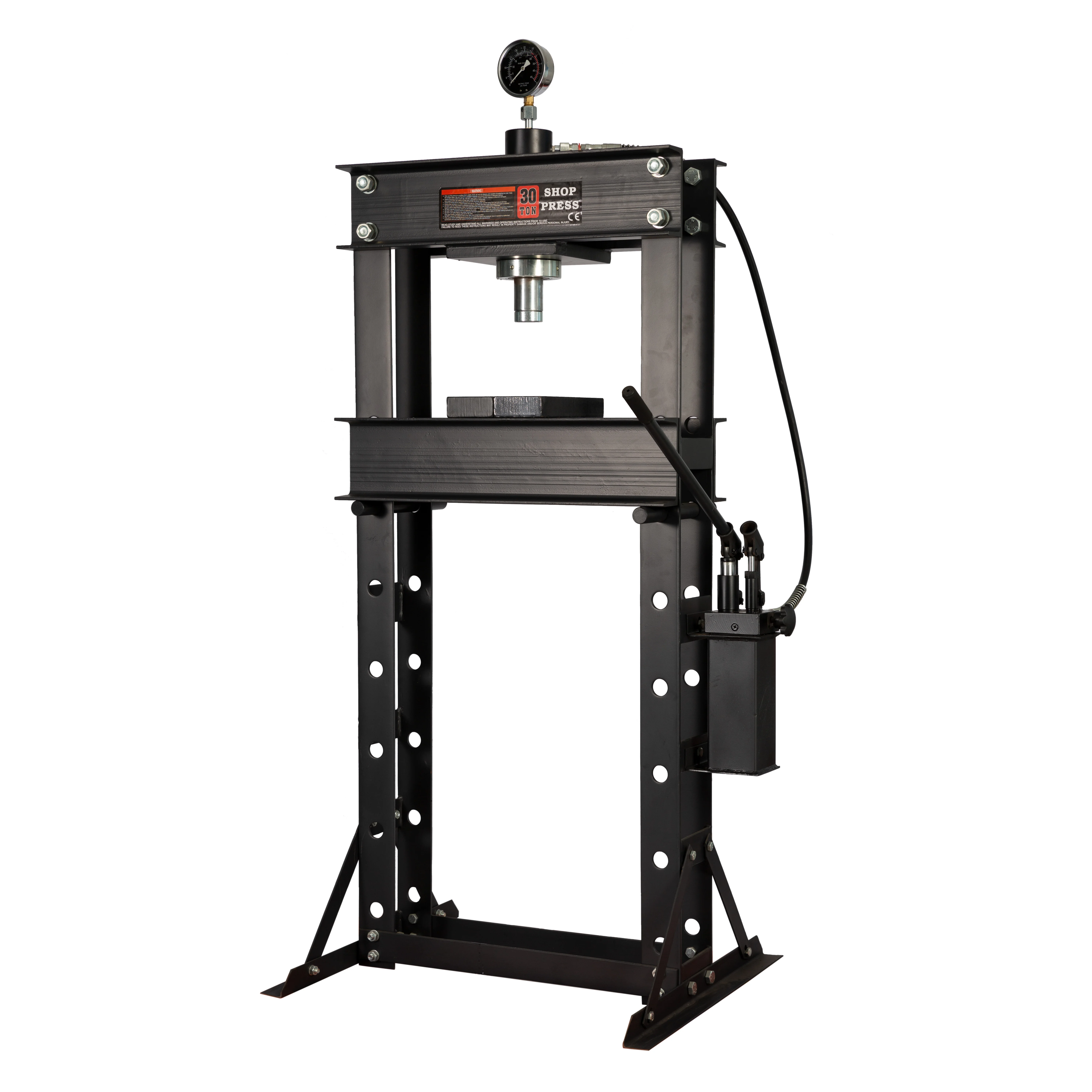 CE Hot Sale CE Standard 30 Ton 50 Ton Hydraulic Shop Press for Sale Manual Hydraulic Workshop Press with CE