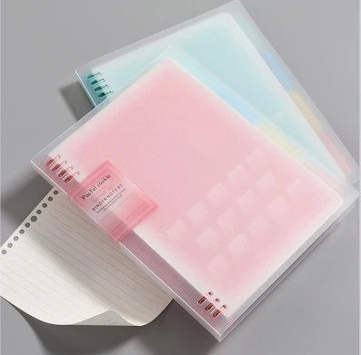 2024 New Sale High Quality Office School Notebook Colorful Loose Leaf Removable Coil Book